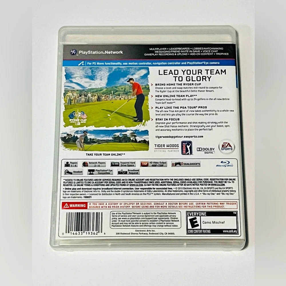 Tiger Woods PGA Tour 11 - Playstation 3 PS3